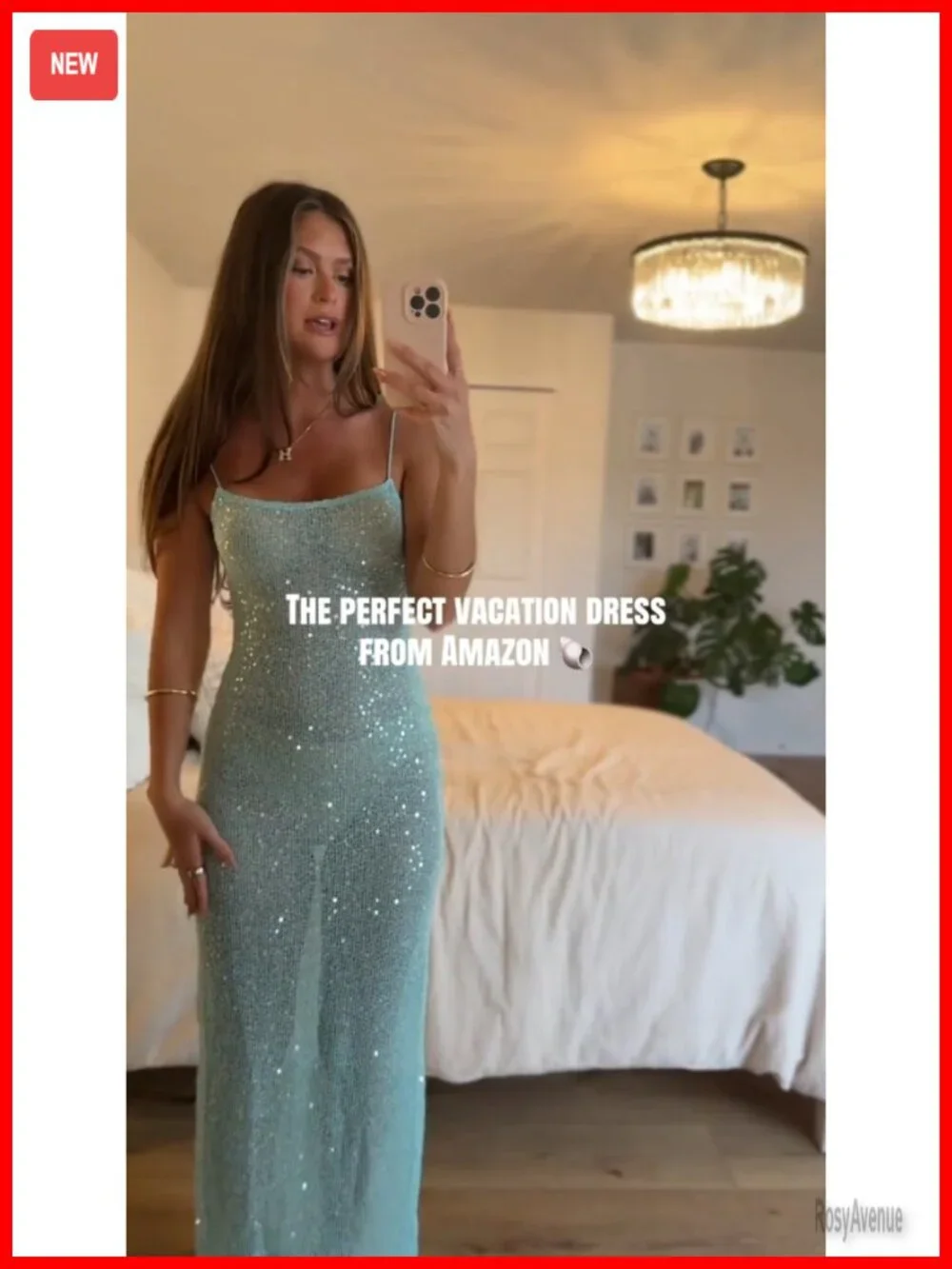 Women's See Through Sparkly Sleeveless Mesh Cami Maxi Cover Up Dress